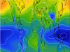 Colonne d'ozone troposphérique carte
