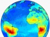 Geographical distribution of methanol observed by the IASI satellite