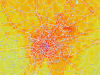 NO2 surface concentration model prediction Brussels