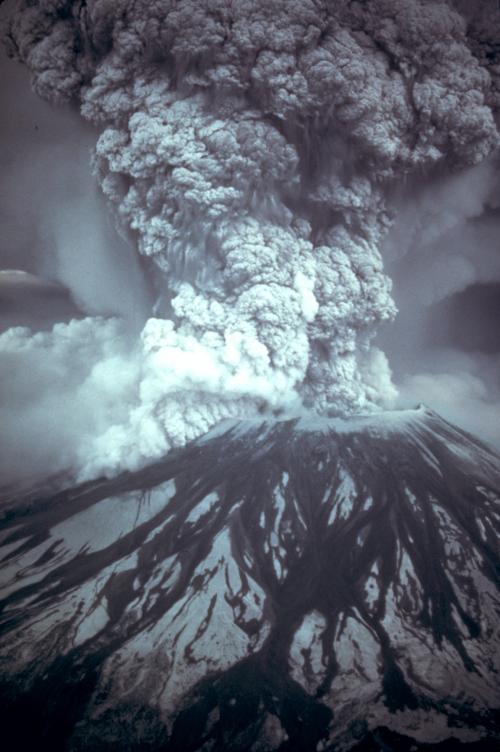 Eruption du Mont Saint hélène
