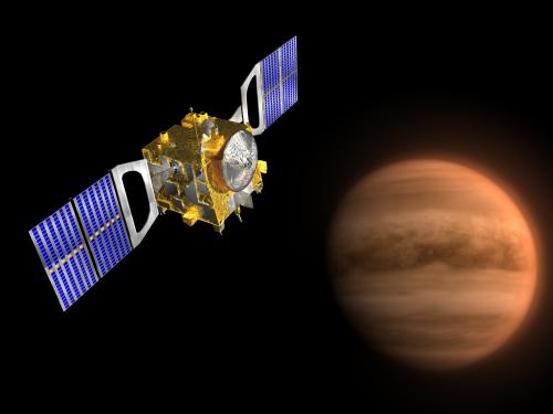 Sonde Vénus Express et la planète Vénus