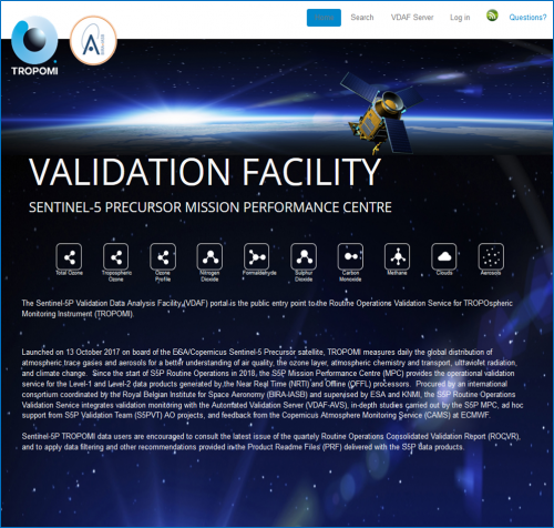 Portal Validation Facility Sentinel5P