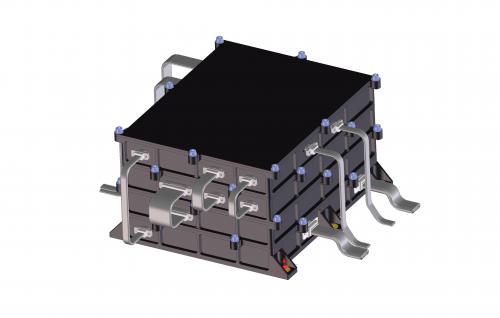 Drawing of the Electronic Box of VenSpec-H