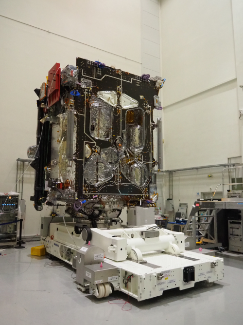 JUICE spacecraft during the integration of MAJIS 